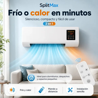 SplitMax - Frescor Rápido sin Instalación Complicada