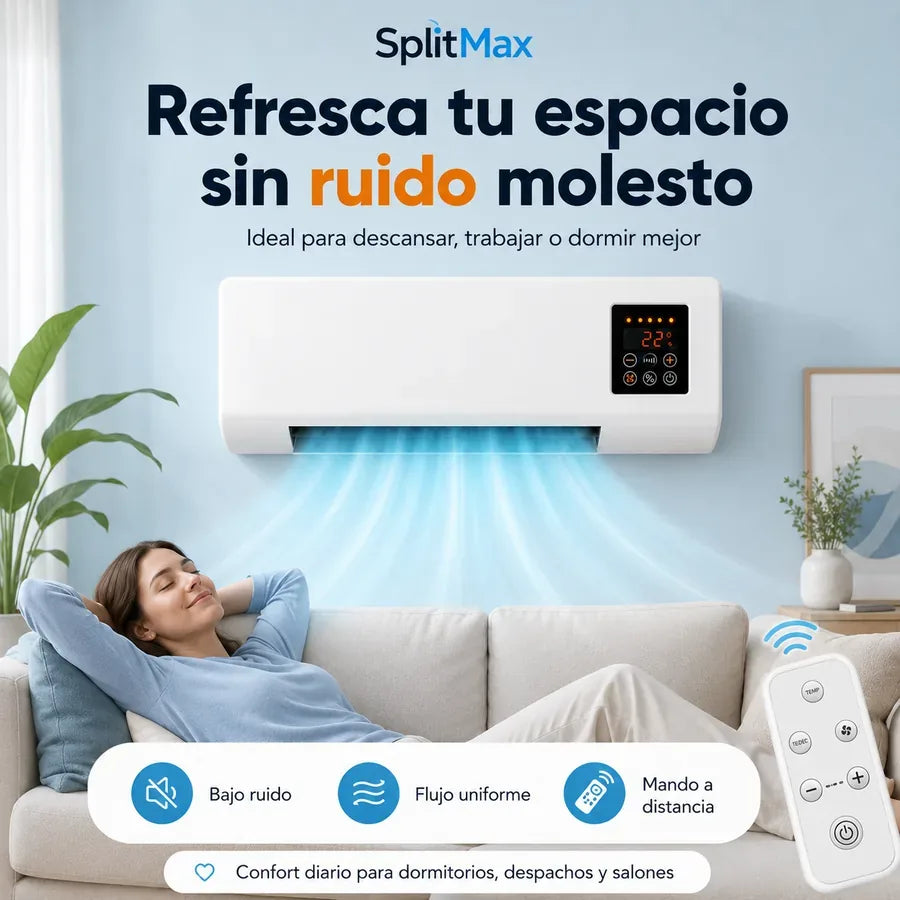 SplitMax - Frescor Rápido sin Instalación Complicada