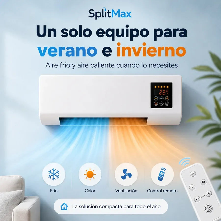 SplitMax - Frescor Rápido sin Instalación Complicada