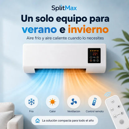 SplitMax - Frescor Rápido sin Instalación Complicada
