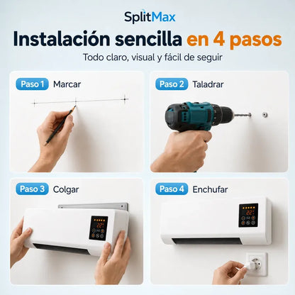 SplitMax - Frescor Rápido sin Instalación Complicada