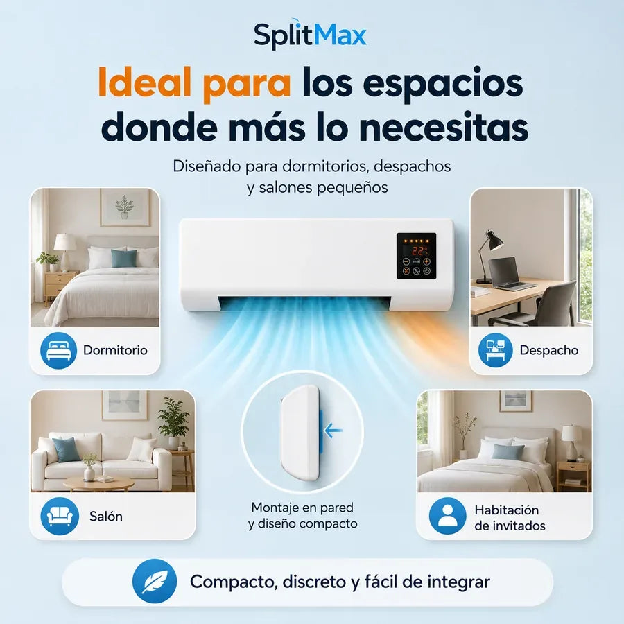 SplitMax - Frescor Rápido sin Instalación Complicada