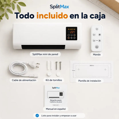 SplitMax - Frescor Rápido sin Instalación Complicada