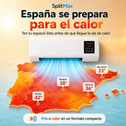 SplitMax - Frescor Rápido sin Instalación Complicada