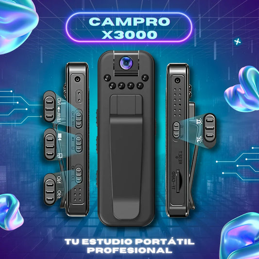 CamPro | Cámara 180° con Reducción de Ruido HD 1080P