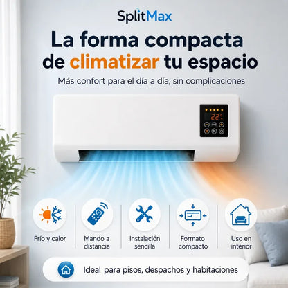 SplitMax - Frescor Rápido sin Instalación Complicada