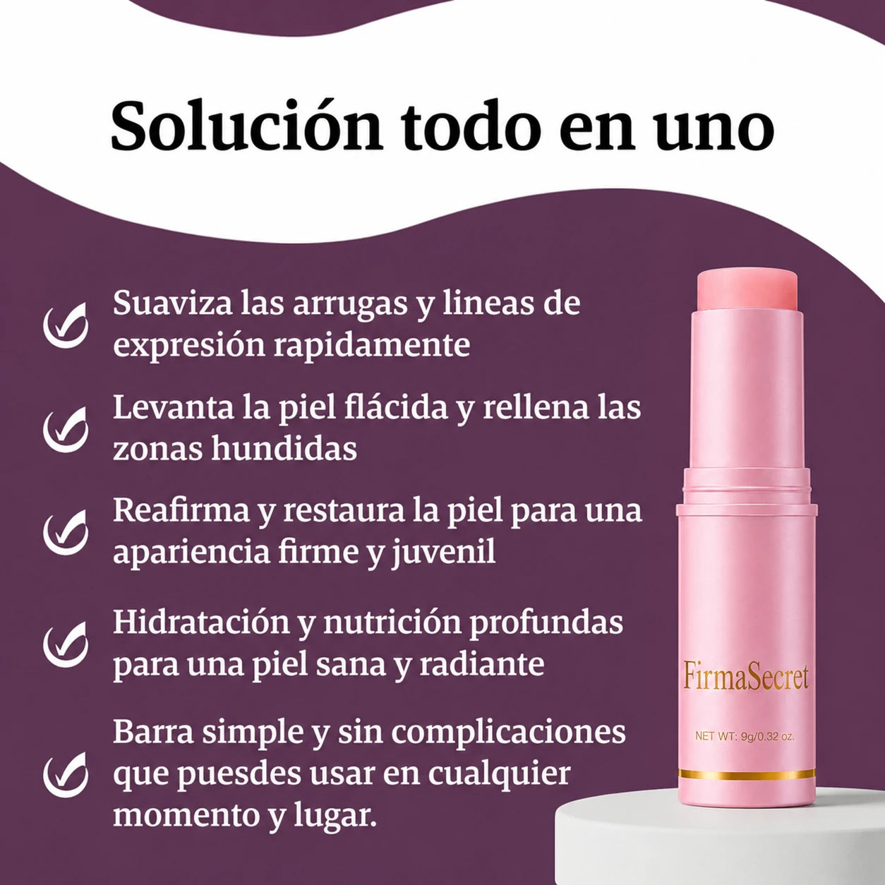 FirmaSecret 5 en 1: Piel Más Firme, Suave y Luminosa desde el Primer Día