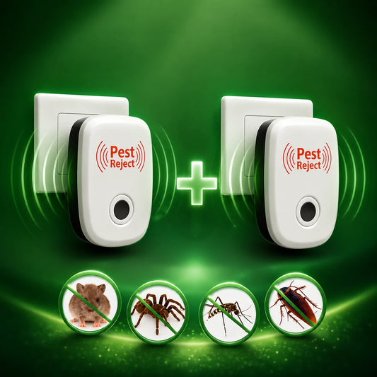 Pest Reject Ultrasónico – Mantén tu Hogar Libre de Plagas – COMPRA 1 Y LLÉVATE 2