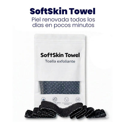SoftSkin Towel: Toalla Exfoliante - Elimina Impurezas y Células Muertas