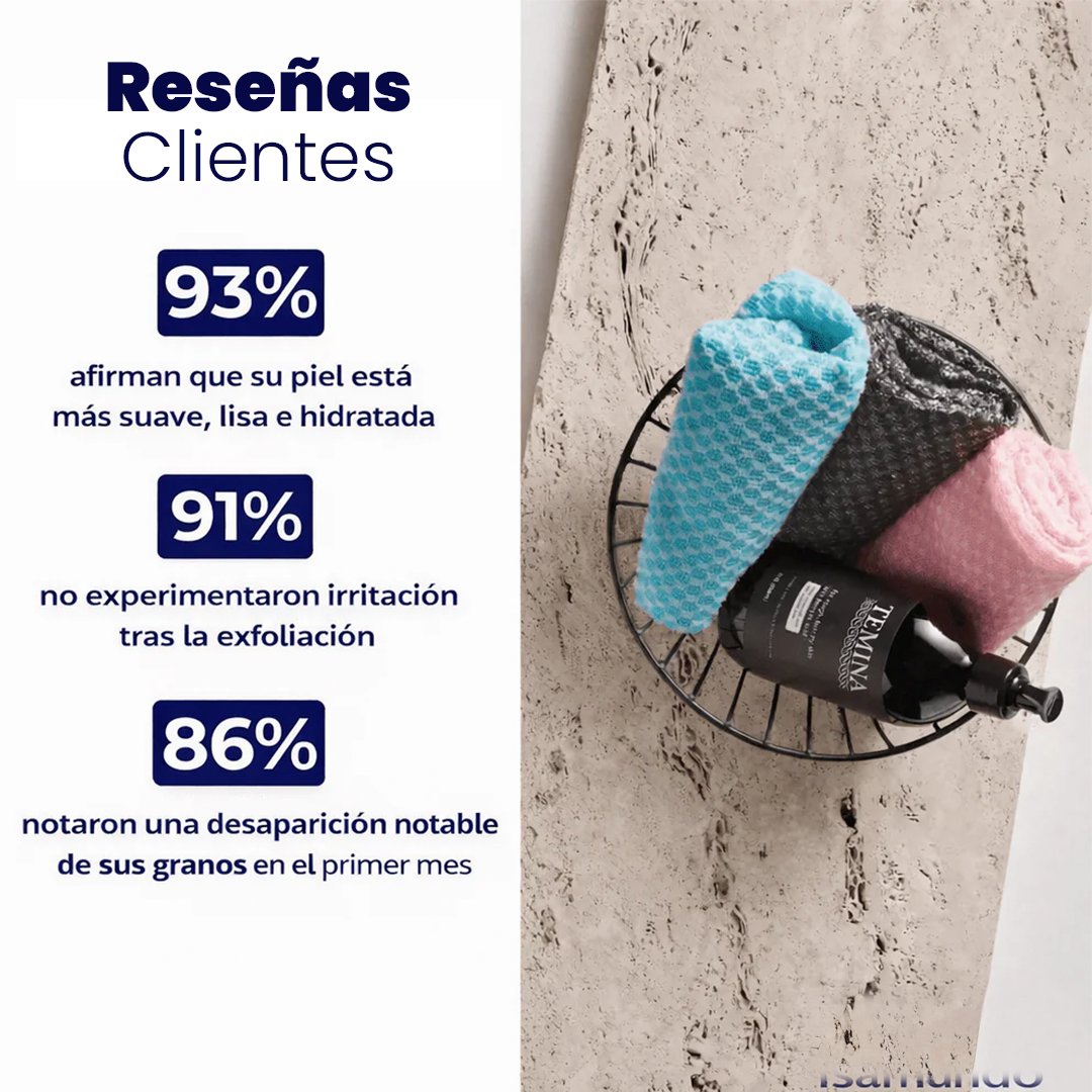 SoftSkin Towel: Toalla Exfoliante - Elimina Impurezas y Células Muertas