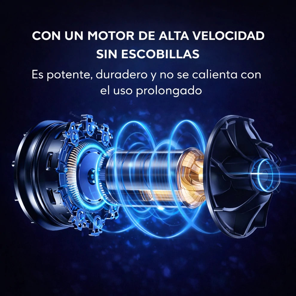 TurboBlow Max Soplador de Aire Portátil 1500W con Maletín