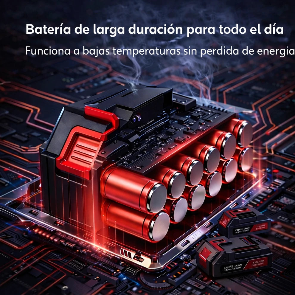 TurboBlow Max Soplador de Aire Portátil 1500W con Maletín